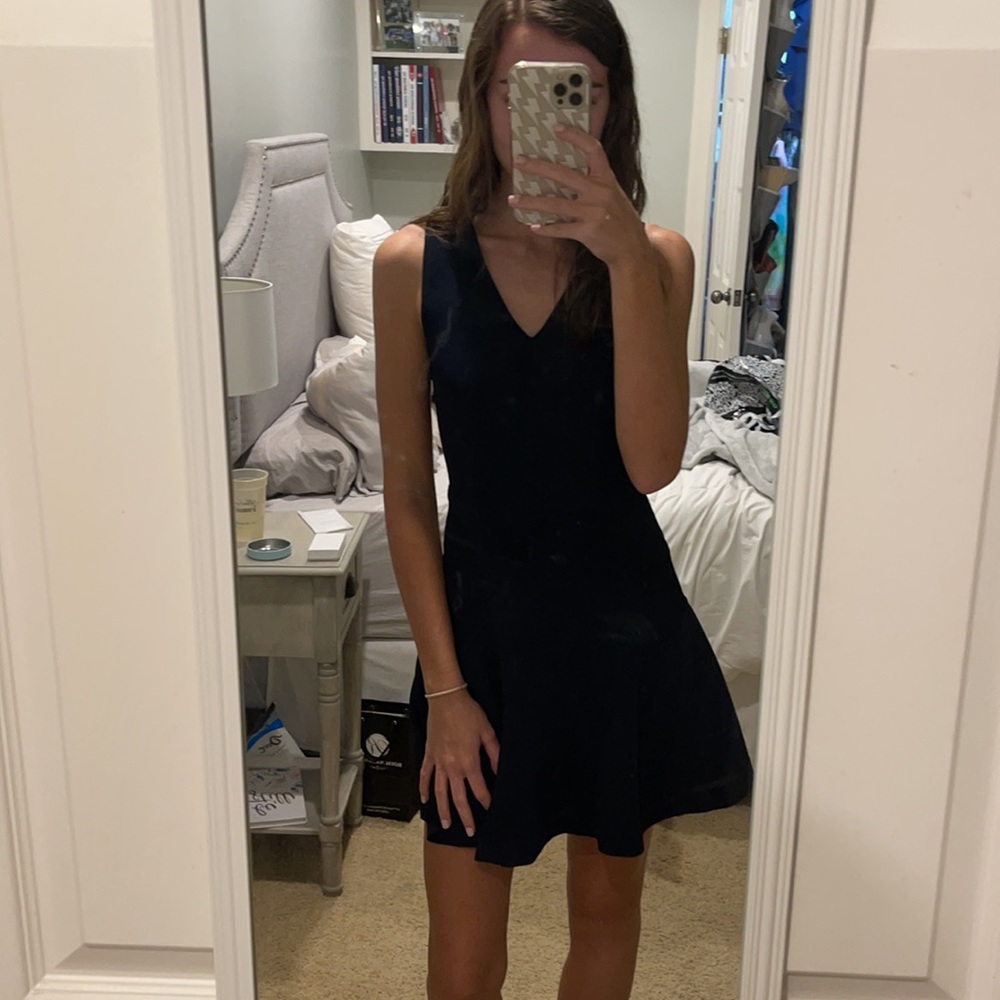 Navy Armani exchange dress